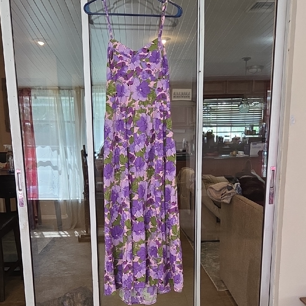 Jessica Simpson Purple Floral Dress
